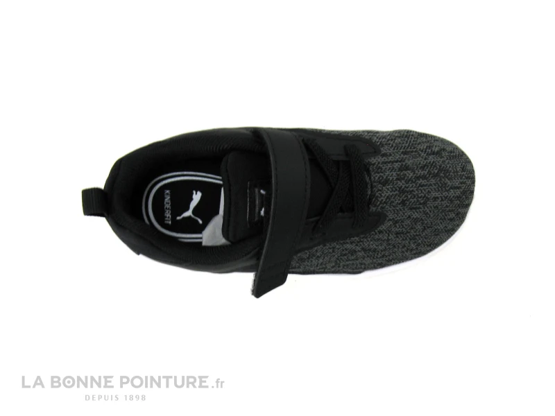 Puma COMET 2 Alt V - Basket Noire - Gris - Elastique Et Velcro - Image 6