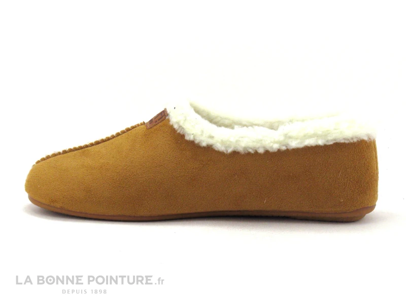 Ouf Tempo NETTE Camel - Chausson Fourre Femme - Image 3