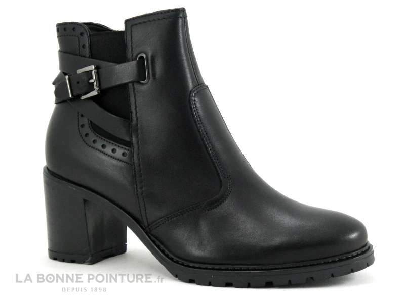 Shoelab PAMELA 4328 Noir - Boots Femme Talon Epais