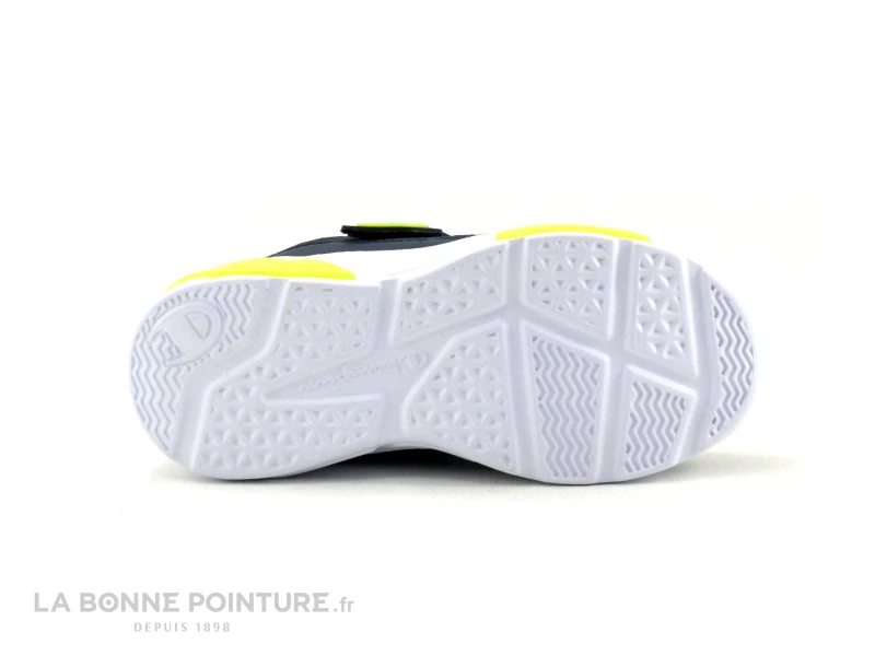 Champion WAVE B TD - Basket Leds GARCON - Bleu Marine-Turquoise-Jaune - Image 7