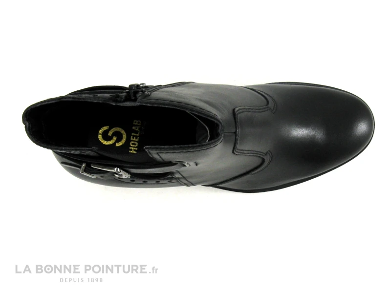 Shoelab PAMELA 4328 Noir - Boots Femme Talon Epais - Image 6