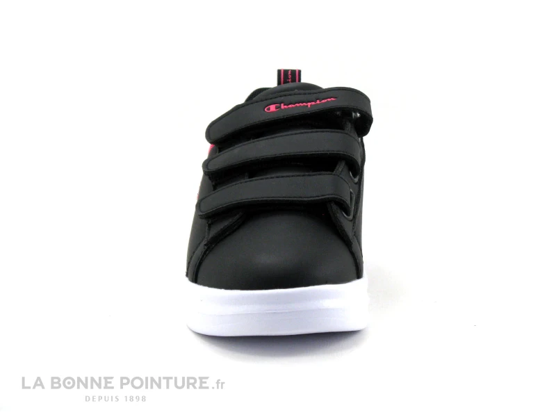 Champion ANGEL G PS Noir Rose Bleu - Basket Fille 3 Scratches - Image 2