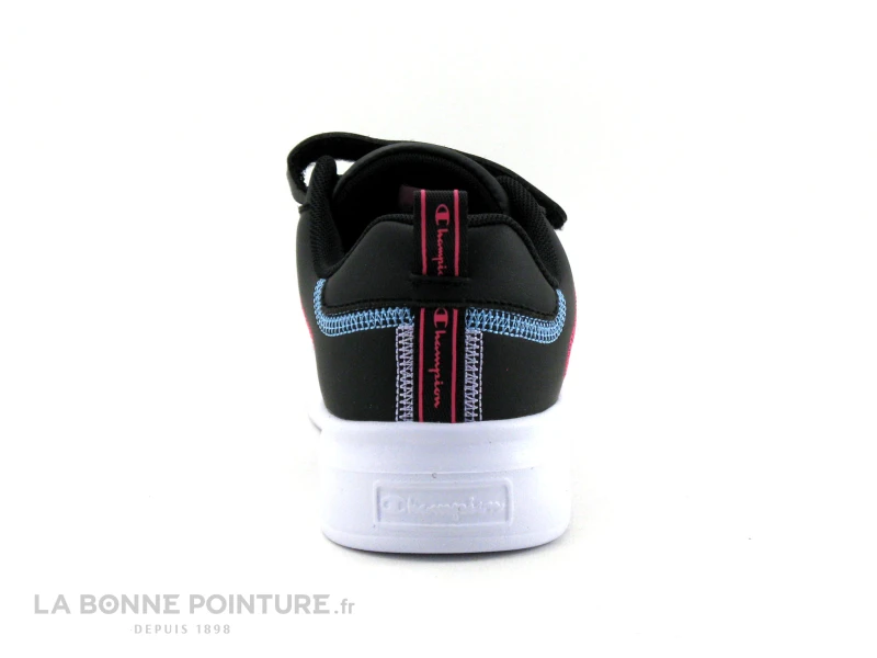 Champion ANGEL G GS Noir Rose Bleu - Sneakers Avec 3 Velcros - Image 4