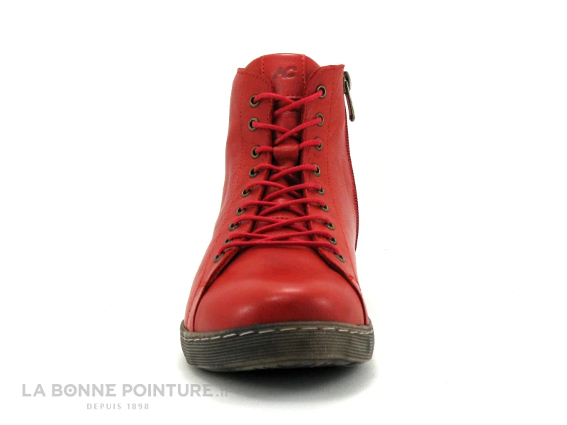 Andrea Conti 0341500-583 Chili - Chaussure Montante Rouge Fonce - Image 2