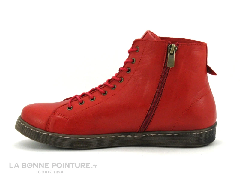 Andrea Conti 0341500-583 Chili - Chaussure Montante Rouge Fonce - Image 3