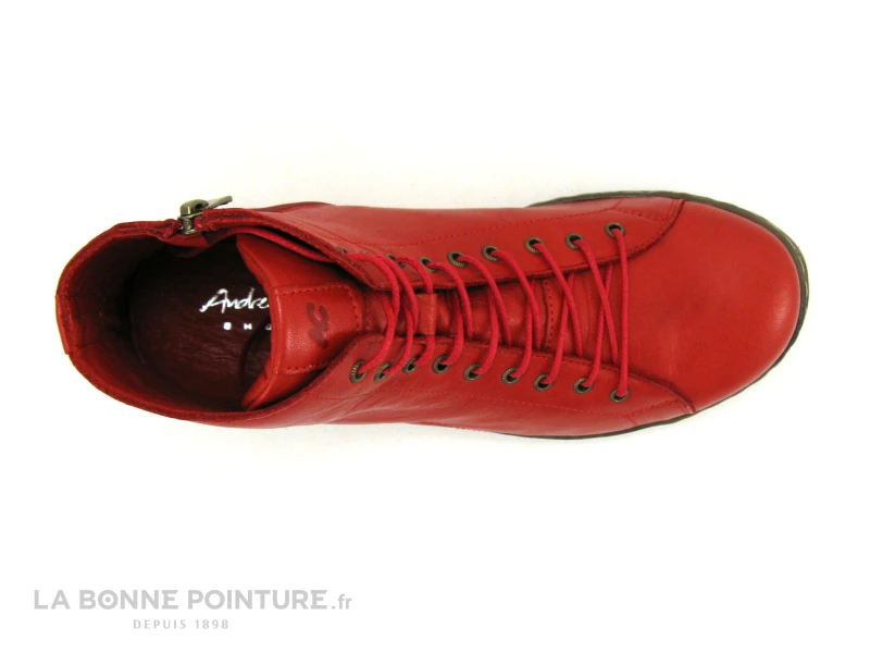 Andrea Conti 0341500-583 Chili - Chaussure Montante Rouge Fonce - Image 6