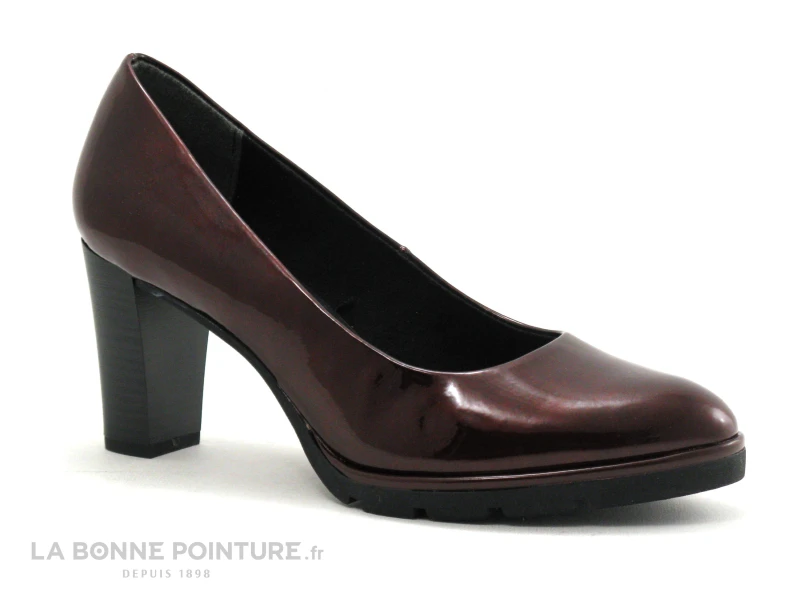 Marco Tozzi 2-22457-21 Bordeaux Verni - Escarpin Talon Haut