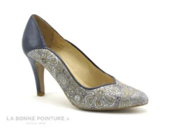 Rue Pietonne JOREL T7 Pastel Royal - Escarpin Talon Haut