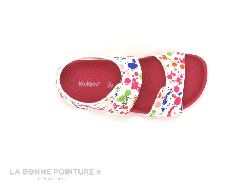 Kickers Summerkro Blanc Imprime Multicolore 785451 - Sandale - Image 6