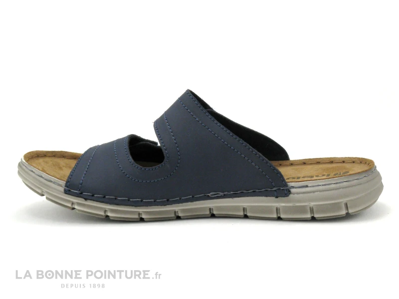 Inblu DT31RY01 Bleu Marine - Brides Velcro - Mule Homme - Image 2