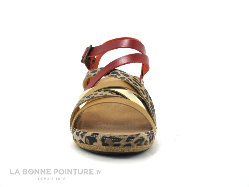 Pedi Girl YALORK Nude Rouge - Sandale Mode Et Confort Femme - Image 2