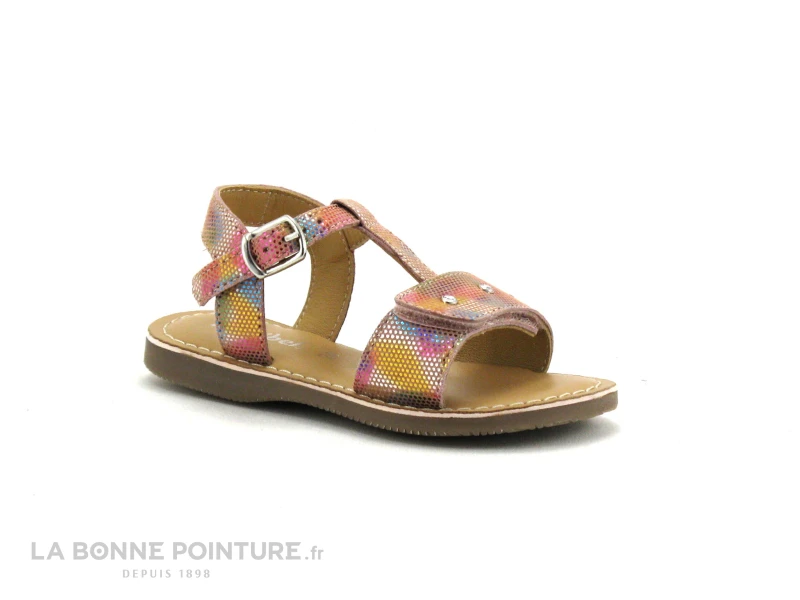 Minibel HORTENSIA Dotted Reinbow - Sandale Fille Multicolore - Image 5