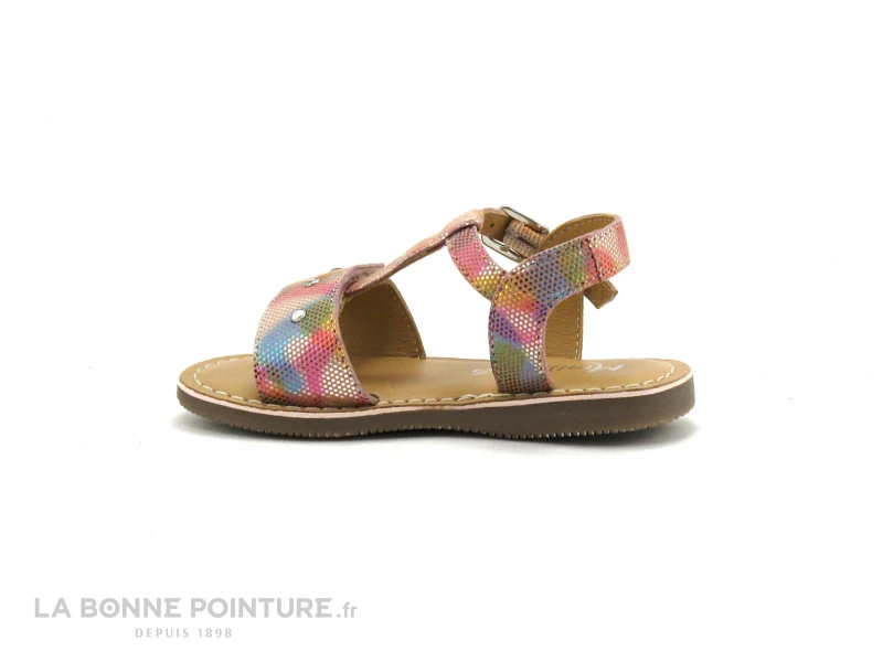 Minibel HORTENSIA Dotted Reinbow - Sandale Fille Multicolore - Image 3