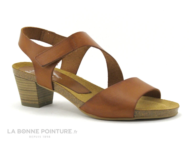 Xapatan 1088 Cuero - Sandale Femme Petit Talon - Cuir Marron - Image 5