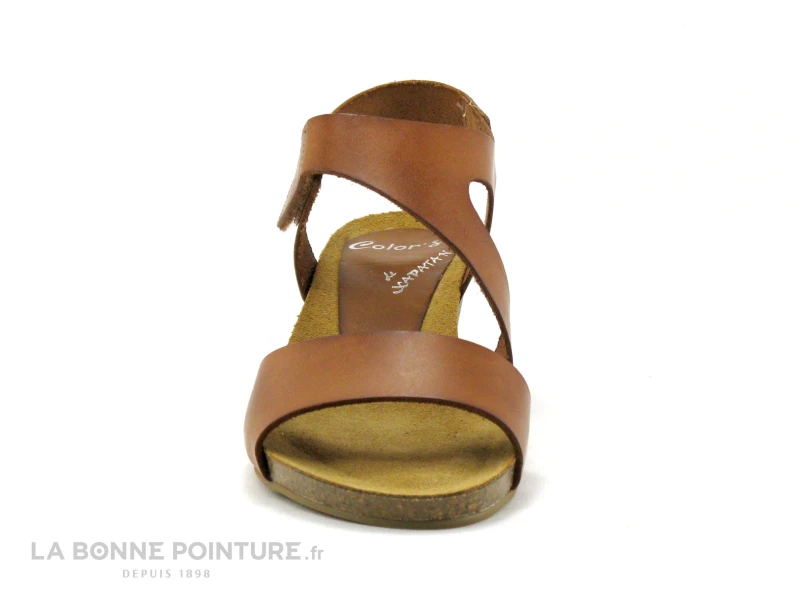 Xapatan 1088 Cuero - Sandale Femme Petit Talon - Cuir Marron - Image 2