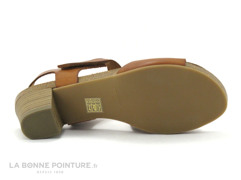 Xapatan 1088 Cuero - Sandale Femme Petit Talon - Cuir Marron - Image 6