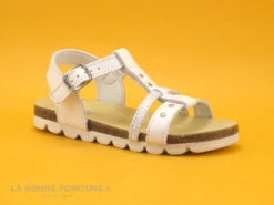 Bopy ESPRIT Blanc - Argent - Sandale Fille