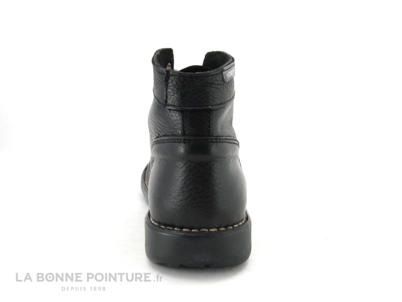 Brans Boots Femme 114 Noir Montante Lacet - Image 4