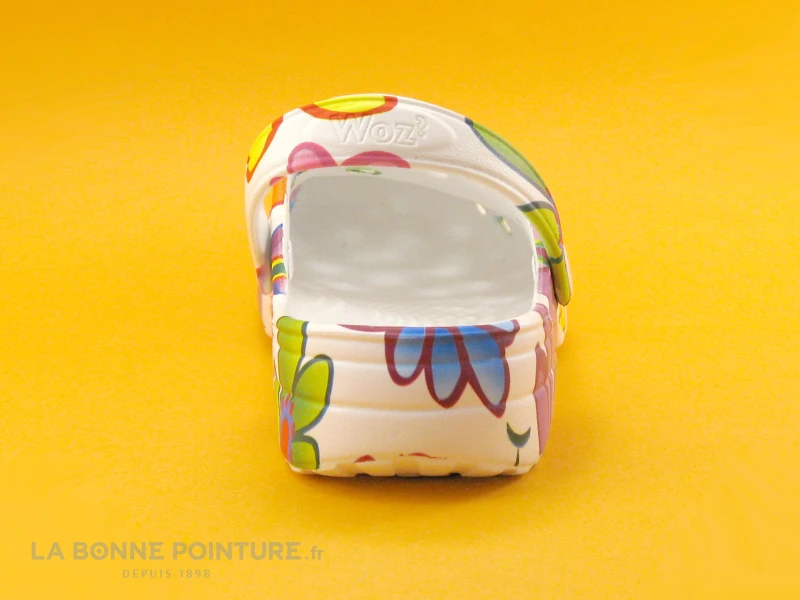 Woz Cheese Flowers - Blanc Et Fleurs Multicolores - Sabot Femme - Image 4