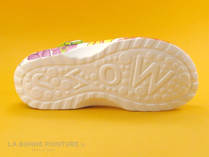 Woz Cheese Flowers - Blanc Et Fleurs Multicolores - Sabot Femme - Image 7