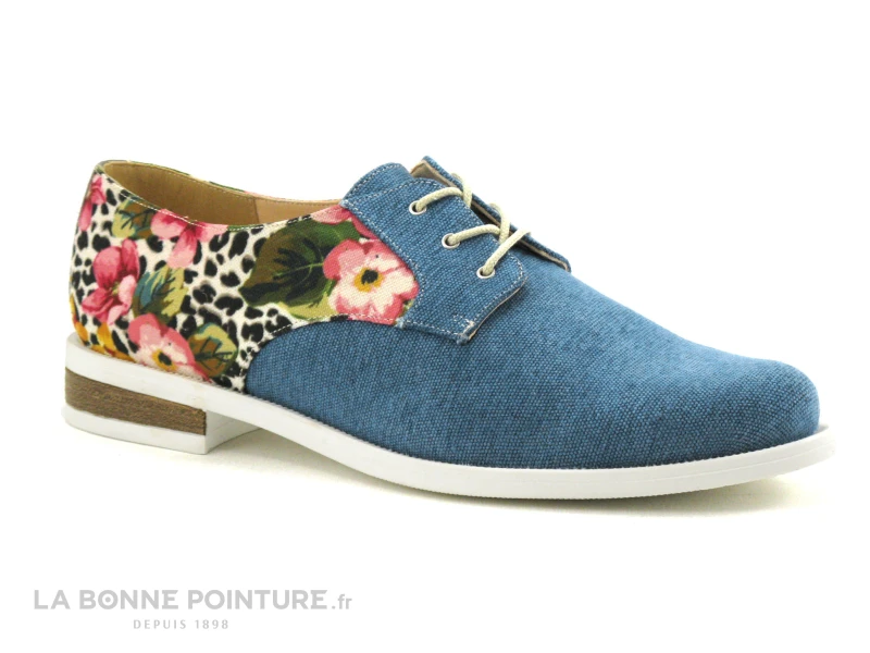 Inea ROUX Jean Flowers - Chaussure Derby Femme - Image 5