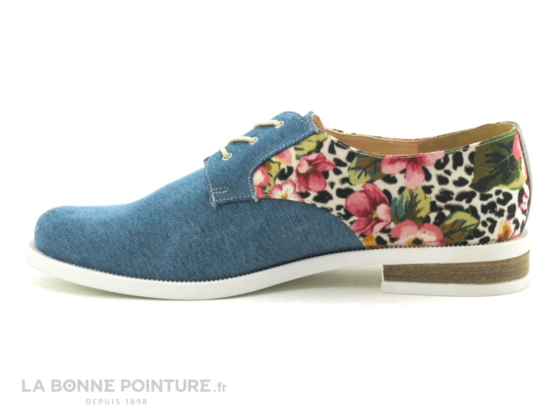 Inea ROUX Jean Flowers - Chaussure Derby Femme - Image 3