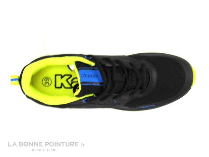 Kappa SPLINTER LACE 33152YW A5C Black Yellow - Basket Mode Jr - Image 6