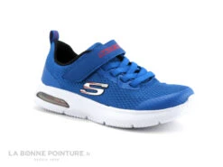 Skechers DYNA-AIR - 98101L - Bleu Royal - Sneakers GARCON