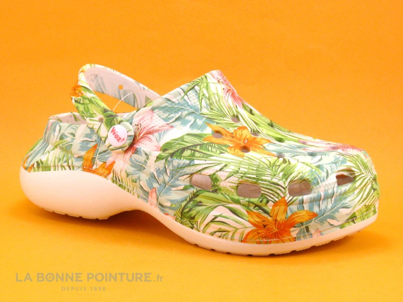 Woz DELFIN Ibiscus - Sabot Eva Femme Semelle Plateforme - Image 5