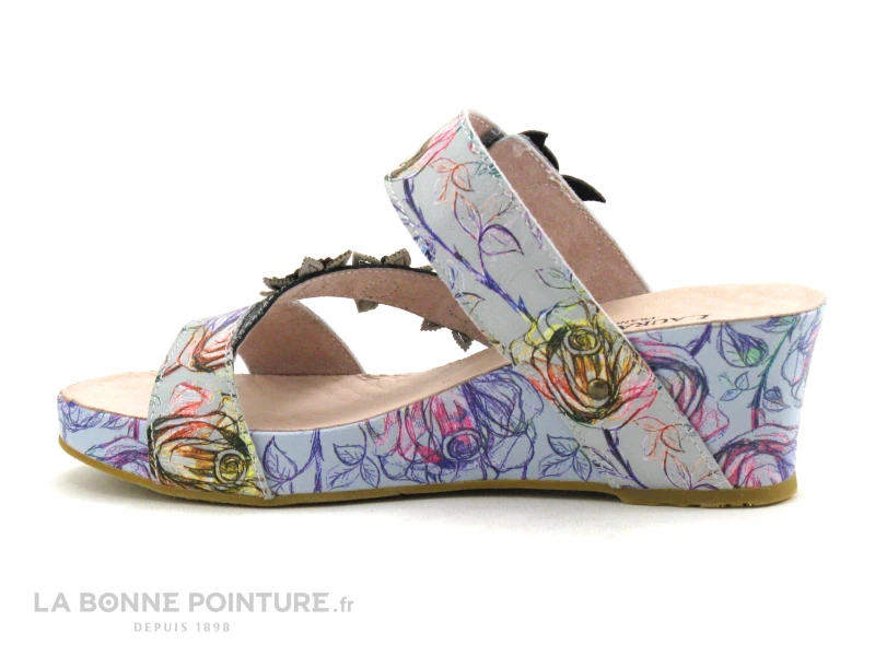 Laura Vita FACDIAO 26 Gris - Mule Talon Compense - Image 3