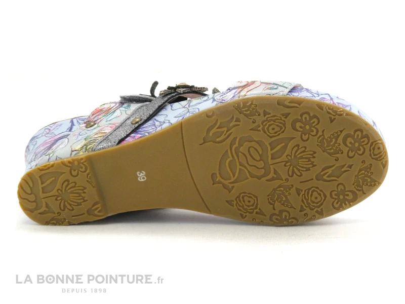 Laura Vita FACDIAO 26 Gris - Mule Talon Compense - Image 7