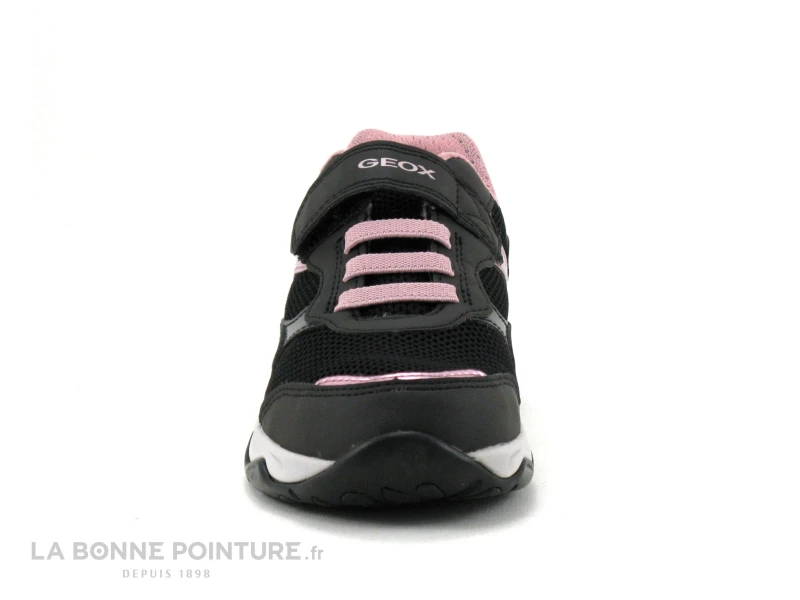 Geox CALCO J15CMA Black - Pink - Sneakers Fille - Image 2