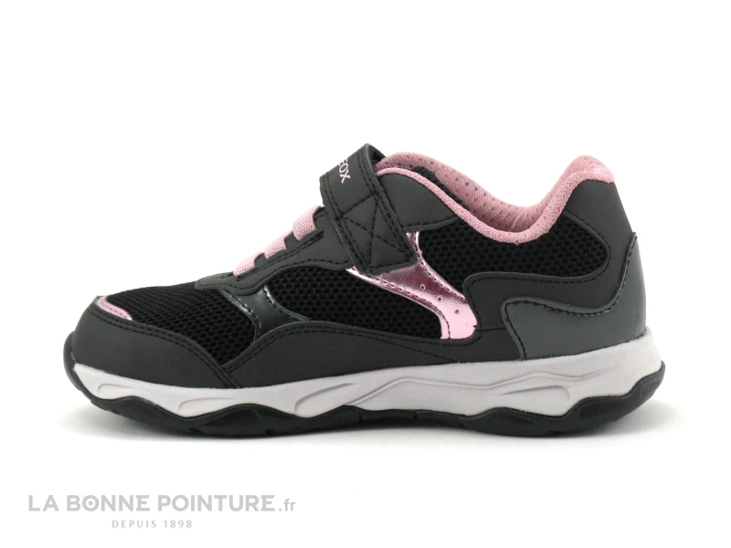 Geox CALCO J15CMA Black - Pink - Sneakers Fille - Image 3