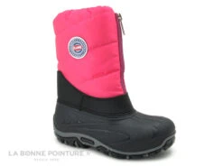 OLANG BMX Fuxia Rose Noir Botte Neige Fille