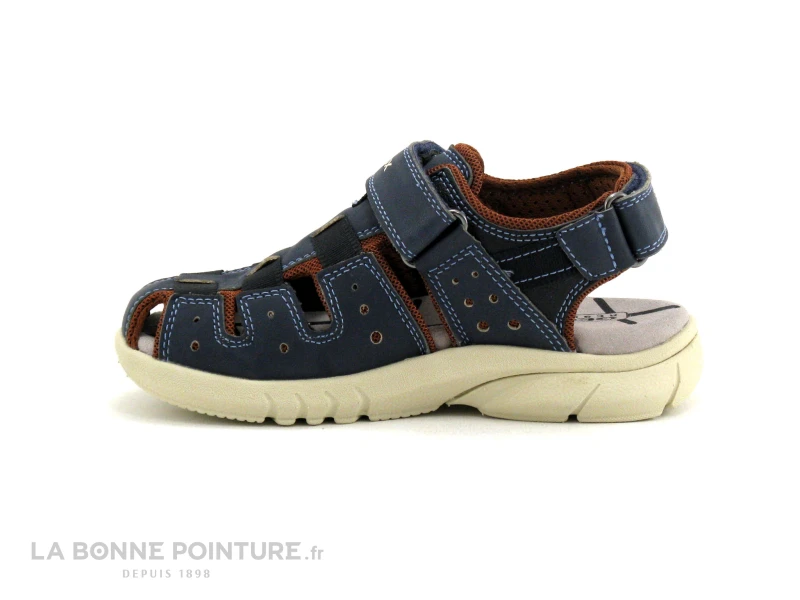 Geox FLEXYPER J929DD - Bleu Marine Rouge - Nu-pieds GARCON - Image 3