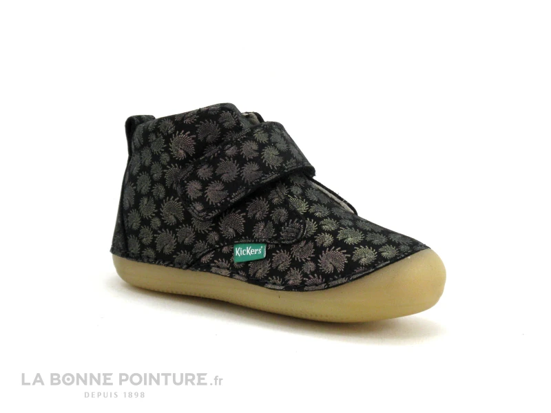 Kickers SABIO Noir Firework - 830342 - Chaussure Souple BEBE