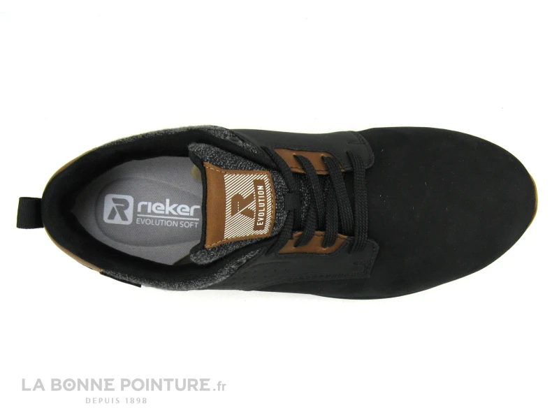 Rieker Revolution 07005-00 - Basket De Ville Homme Noire Et Marron - Image 6