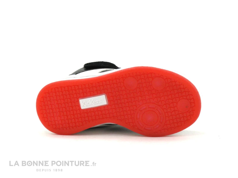 Kickers BILBON BB Mid Noir Gris Blanc 664560 - Basket Montante - Image 7