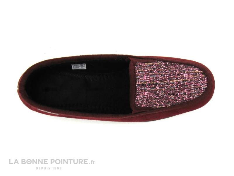 Semelflex JANET Bordeaux - Chausson Femme A Petit Talon - Image 4