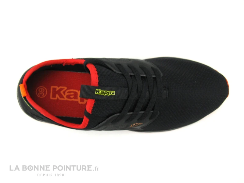 Kappa San Diego Lace 3117LSW Black Orange - Basket Sport Juniors - Image 4
