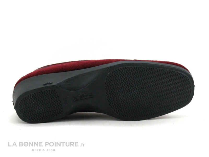Semelflex JANET Bordeaux - Chausson Femme A Petit Talon - Image 5