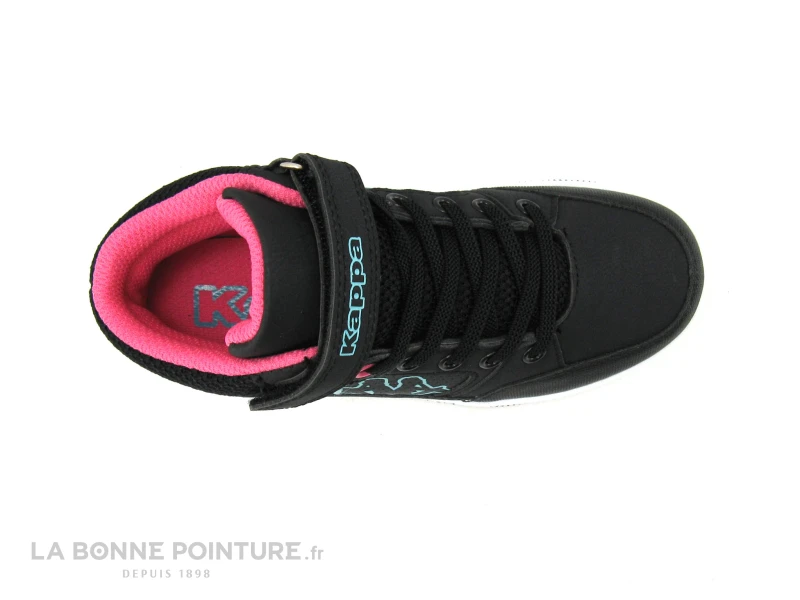 Kappa KASH Black Azur 3112XSW - Basket Montante GARCON - Image 6
