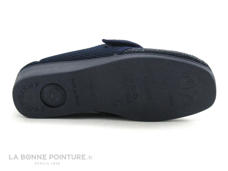A Campello DELFINA 1568 - Chausson Velcro Femme Bleu Marine - Image 4