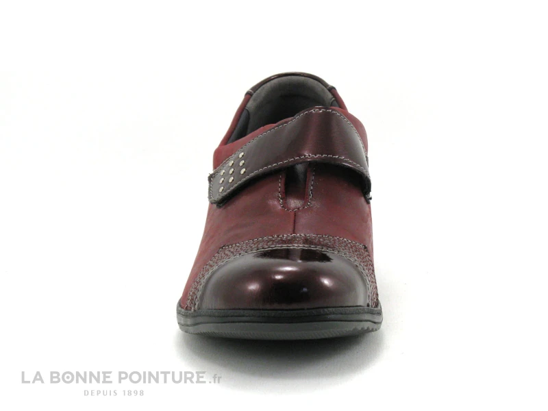 Suave Dallas 7510 TS Velcro - Maroon Multi - Chaussure Bordeaux Femme - Image 2