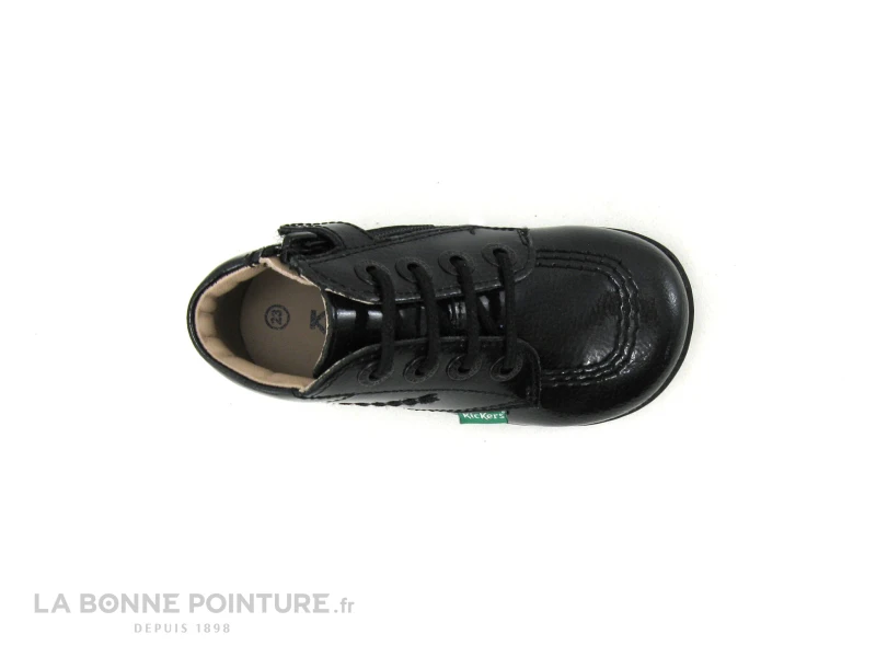Kickers BILLISTA ZIP Noir Vernis - Chaussure Montante Fille - Image 6