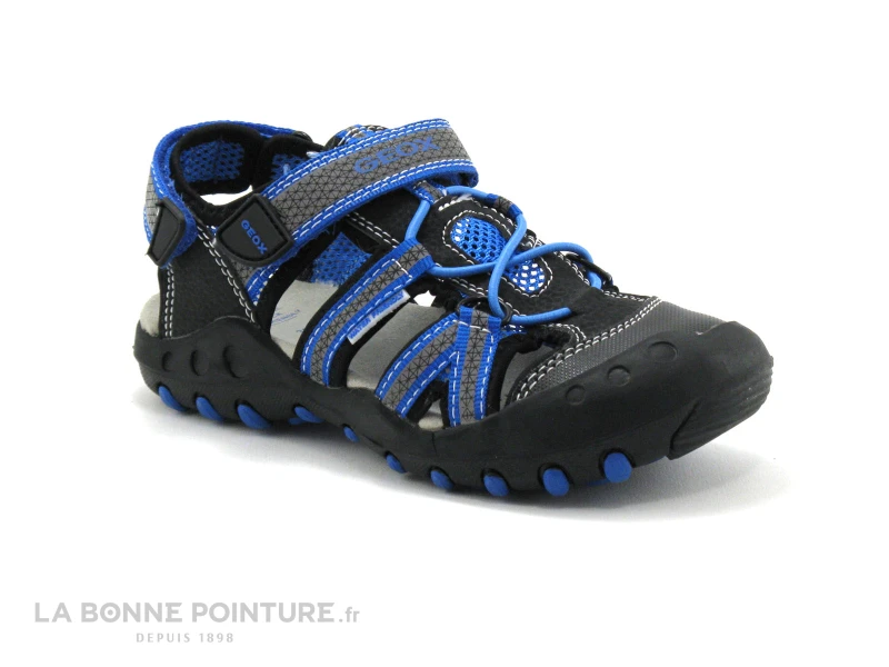 Geox J42E1C Sandale KYLE Black Blue - Image 5