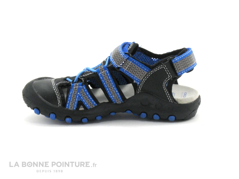 Geox J42E1C Sandale KYLE Black Blue - Image 3