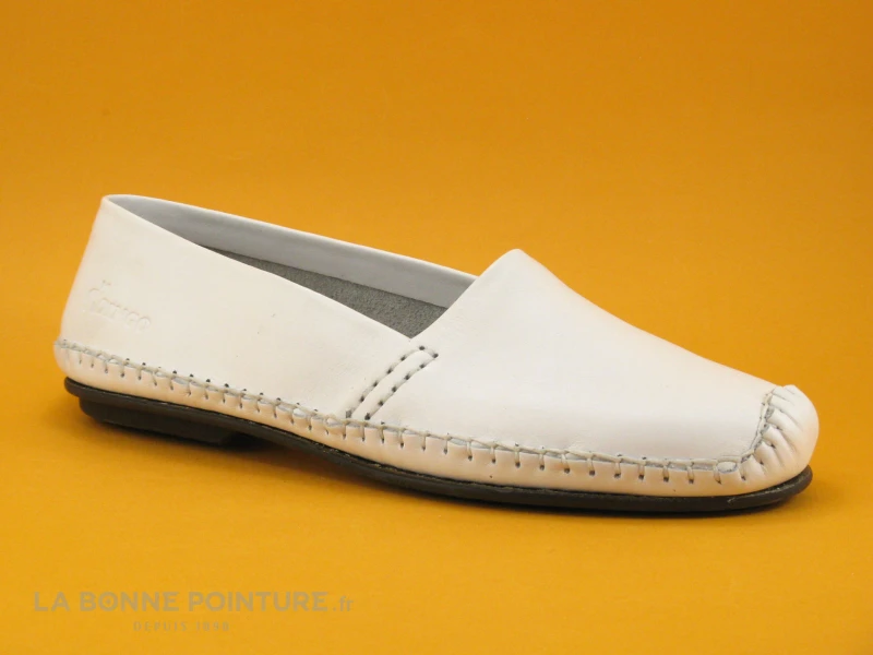Dingo 339 Blanc - Mocassin Souple Homme - Image 5
