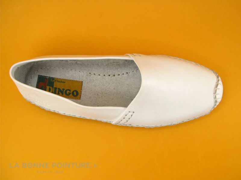 Dingo 339 Blanc - Mocassin Souple Homme - Image 6