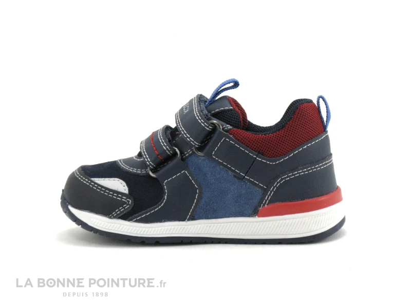Geox RISHON - B150RB - Navy - Dk Red - Basket BEBE 2 Scratches - Image 3
